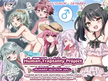 Jinrui Otokonoko-ka Keikaku Natsuyasumi Hen ~Shotaimen no Otoko no Ko-tachi to ikinari Hatsu-Ecchi!?~|Human Traptality Project Summer Vacation Arc ~These Boys are Suddenly Losing Their Virginity After They Just Met!?~ manga cover