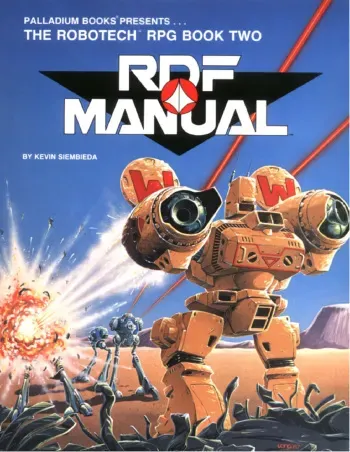 Robotech RPG - Book 2 The RDF Manual manga cover