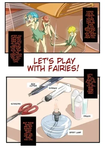 [774, Unknown] Let's Play with Fairies! [English] manga cover