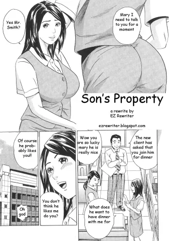 Son's Property manga cover