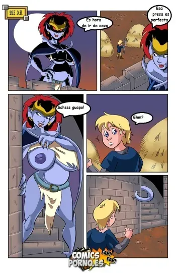 [Glassfish] To Cum Before Dawn (Gargoyles) [Spanish] manga cover