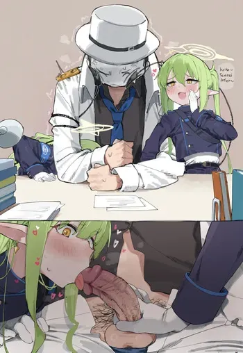 [LonkLink] Don't tease sensei〜 (Blue Archive) manga cover