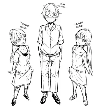 [Makin] Futago no Imouto ga Onii-chan o Mesu Ochi Saseru | Twin Sisters Turns Their Big Brother Into a Submissive Female [English] manga cover