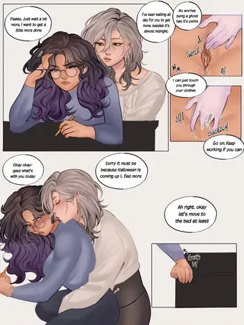 [Lesbeanlatte] Kori x Anastasia - Ghost OC manga cover