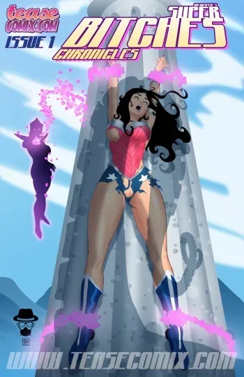 [TeaseComix (Dr Gasper)] Super Bitches (Wonder Woman) manga cover