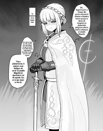 [大魔王莉莉姆] El Trato Inhumano a la Caballera de las Agujas Leda (Elden Ring) [Spanish] [Biblioteca Hentai] manga cover