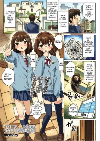 [memory] Futago to no Jikan｜Pasando un Tiempo con las Gemelas (Saipuni! 10-genme) [Spanish] [Recolectando Ando XD] manga cover