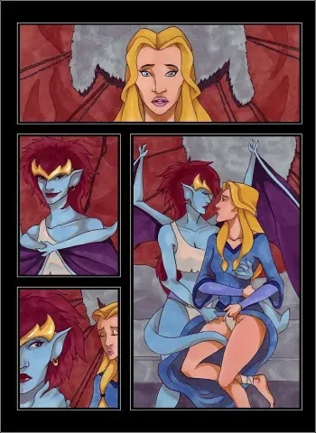 [VP] Demona X Finella (Gargoyles) manga cover