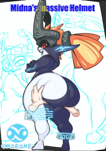 [Onaeane] Midna's massive helmet (The Legend of Zelda) manga cover
