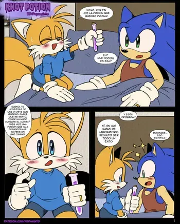 [Pepaminto] Knot Potion (Sonic) Spanish manga cover