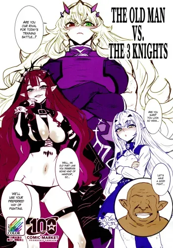 Oji-san vs San-Kishi The Old Man vs The 3 Knights manga cover
