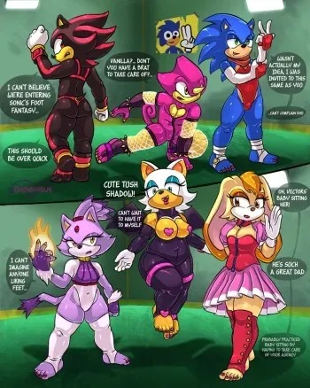 [GoneGoblin] Sonic's Feet-for-all manga cover
