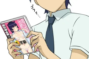 [Soft on Omanko] Binbou Katei no Uchiki na Otaku Shoujo ga Hahaoya ga Taorete Nyuuin Shita no de Kakei wo Sasaeru Tame ni Hontou wa Suki na Hito ga Iru no ni AV Shutsuen Shite Shojo mo Utte Kimootatachi no Okazumusume ni Natte Iru Wake ga Nai (Oreimo) manga cover