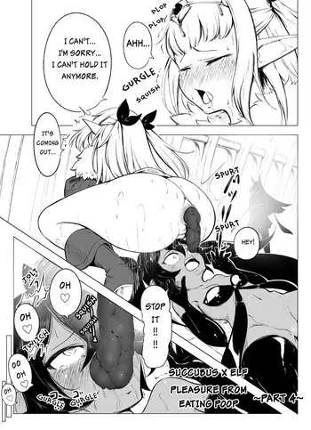 [Fahya] Succubus x Elf: Pleasure from Eating Poop ~Part 4~ manga cover