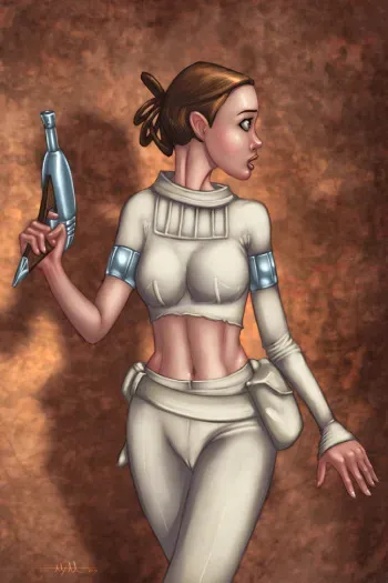 [Umbrafox] Padme Commission (Star Wars) manga cover
