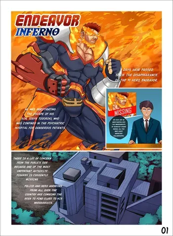 [Robert Silva] ENDEAVOR - INFERNO manga cover