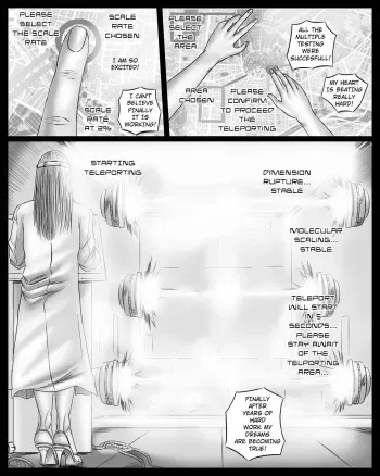 [SWGTSdrawing] Teleport Room (in progress) manga cover
