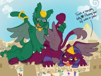 [WispysWorkshop (WispyTuft)] Jangles and Jinxy Hit the Town manga cover