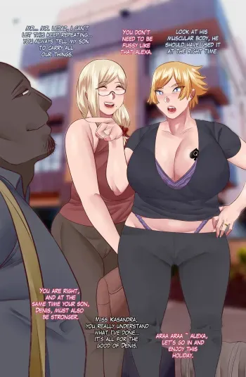 Mom and Grandma NTR Holiday part 1 manga cover