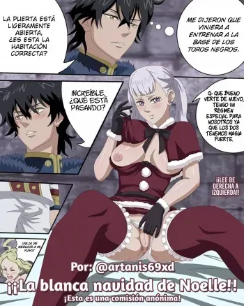 [Artanis69xd] Noelle's White Christmas (Black Clover) [Spanish] manga cover