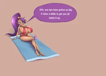 [Metachoke] Shantae's Sun lotion Mishaps (Shantae) manga cover