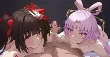 [白楯誤射] 花火＆符玄 (崩壊:スターレイル) manga cover