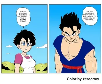[FunsexyDB] Midair Training colorized [dragon ball z manga cover