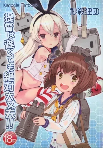 (C85) [Byousatsu Tanukidan (Saeki Tatsuya)] Teitoku wa Osoku temo Zettai Daijoubu!! (Kantai Collection -KanColle-) manga cover