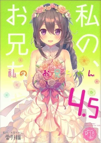 Watashi no, Onii-chan 4.5 Bangaihen manga cover