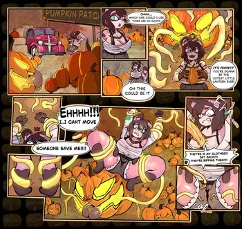 [WithoutHumaNSFW] Commission for FurChevv: Jack-o'-Lantern Possession manga cover