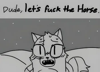 [GlazedBakery] Fiona and Cake fuck the horse (Adventure Time) manga cover