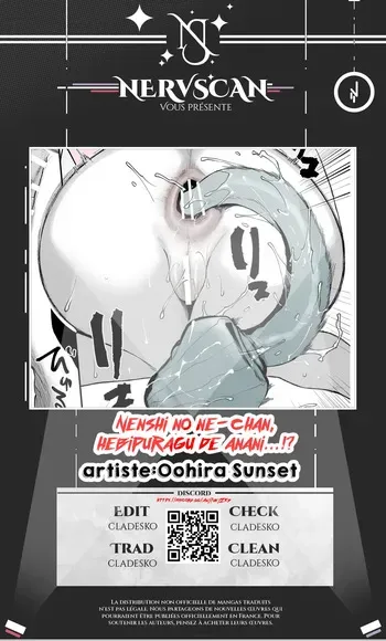[Oohira Sunset] Nenshi no ne-chan, hebipuragu de anani…!?(french)(nervscan) manga cover