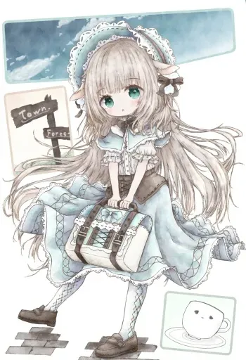 [Pixiv]sweet-eyed Mona manga cover