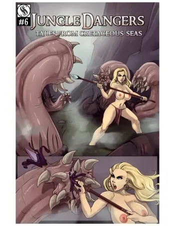 [SECRET STASH COMICS] Jungle Dangers: Tales from Cretaceous Seas #6 manga cover