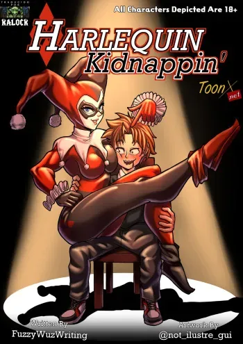 [Ilustregui] Harlequin Kidnappin' 1 (DC Comics) (Spanish) [kalock & ToonX] manga cover