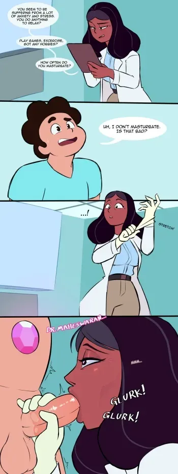 [DigitalKaiju] Doctor's visit (Steven Universe) manga cover