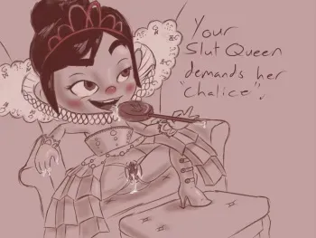 [Zst Xkn] The Slut Queen (Wreck it Ralph) manga cover