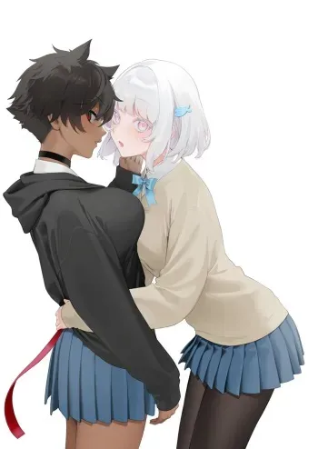 Yuri JK defeated by Ojisan's cock manga cover