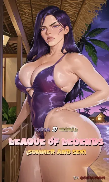 League Of Legends - Kai'sa x Ezreal SUMMER AND SEX manga cover