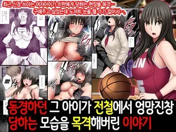 [Crimson] Akogare no Anoko ga Densya de Mechakucha Yarareterutokoro wo Mokugekishita Hanashi | 동경하던 그 아이가 전철에서 엉망진창 당하는 모습을 목격해버린 이야기 [Korean] [팀 노고치] [Digital] manga cover