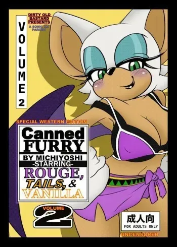 CANNED FURRY VOLUME 2. SPECIAL WESTERN UNCENSORED EDITION manga cover