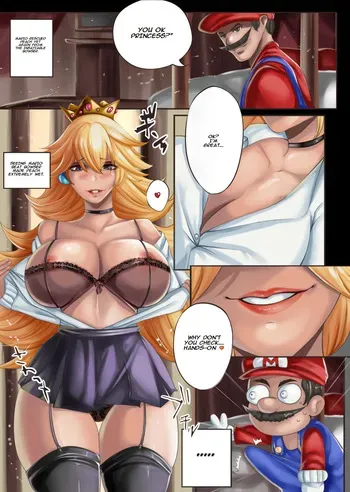 [FlowerXL] Princess Peach x Mario manga cover