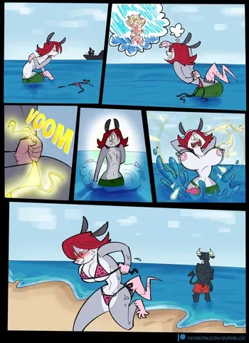[Luna Awoona/RushEloc] The Cursed Bikini Saga manga cover