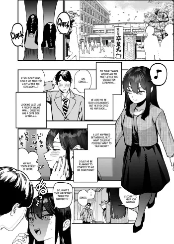 A Female Teacher Attacked by a Delinquent Student on Graduation Day manga cover