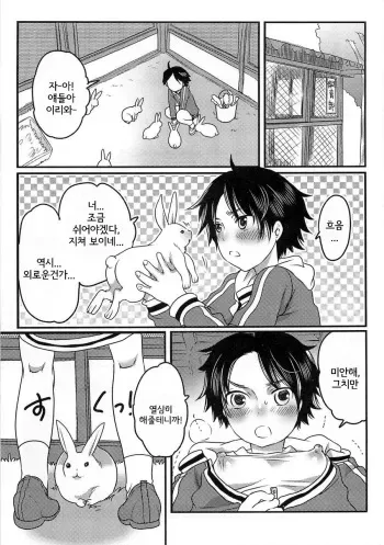 [Inochi Wazuka] Ore to Aitsu to Usagigoya (Otokonoko Heaven Vol. 03) [Korean] [해물] manga cover