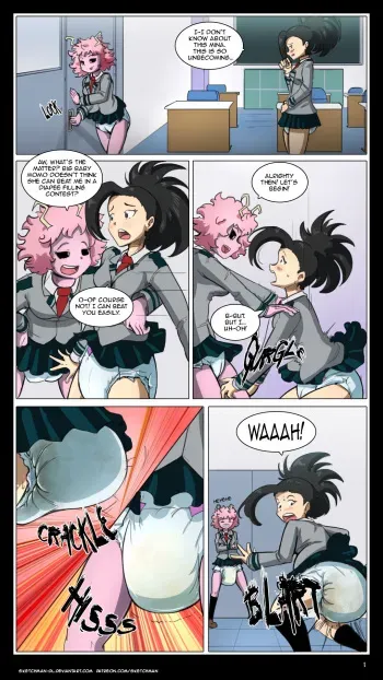 [Sketch Man] Comm Mina and Momo Challenge [English] manga cover