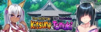 [ORC SOFT TEAM GOBLIN] Muchimuchi Dekapai Mara Gui Okitsune-sama & Otanuki-sama to Noukou Koubi Shimakuri Hame Pako Inaka Gurashi. | The Kinky Kitsune and The Tantalizing Tanuki [Decensored] manga cover