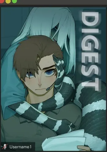 [SPARROWL] Wholesome diligent husband x Lewd sleepy Snake wife [English] manga cover