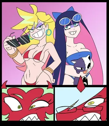 [ComicalWeapon] Double Feature - Panty & Stocking + Scanty & Kneesocks manga cover