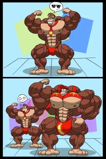[Guzreuef] Muscle Banana (Donkey Kong) manga cover